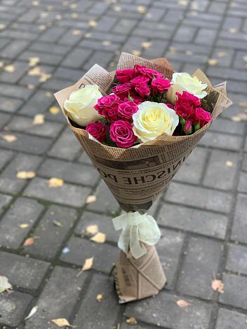 Букет цветов из: Розы в Каргаполье